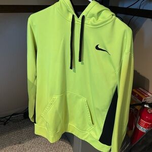 Nike Men's Bright Yellow Hoodie